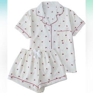 Cherry pjs brand new